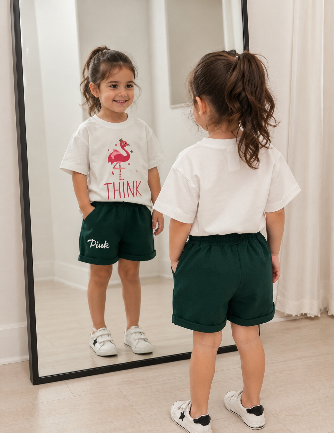 تیشرت شلوارک دخترانه